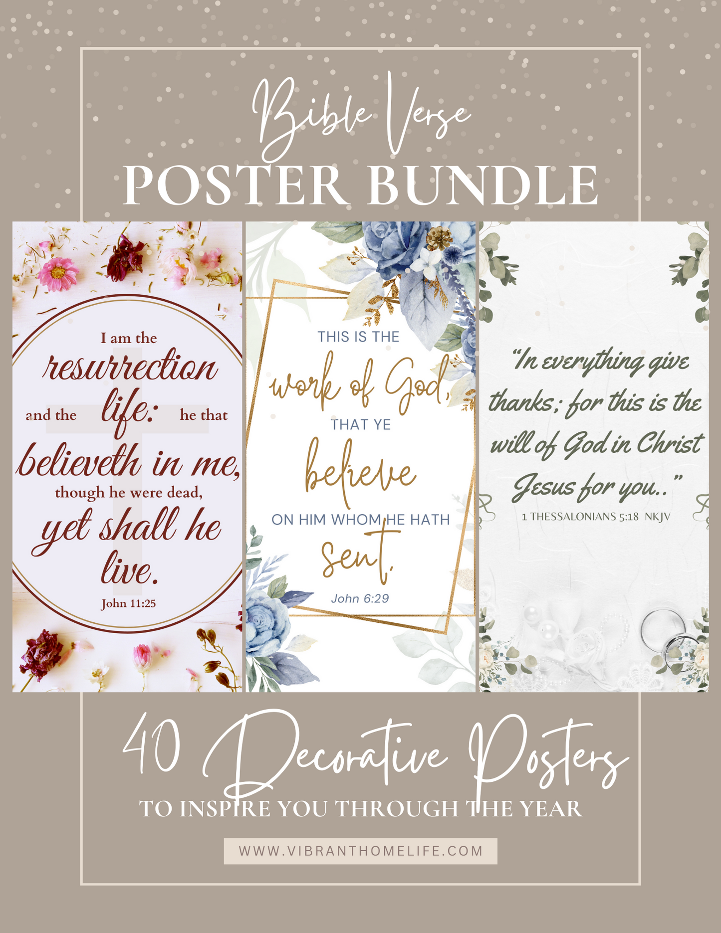 Limited Time- Bible Verse Poster Bundle